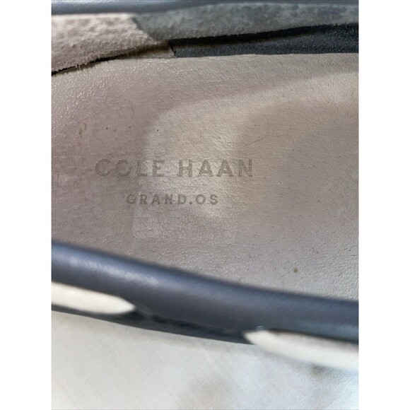 Cole Haan Grand O’s Men’s Driving Mocs Size 13 M Gray Leather Going Out Party - Picture 2 of 12